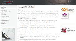 Desktop Screenshot of heritagewillsandprobate.com